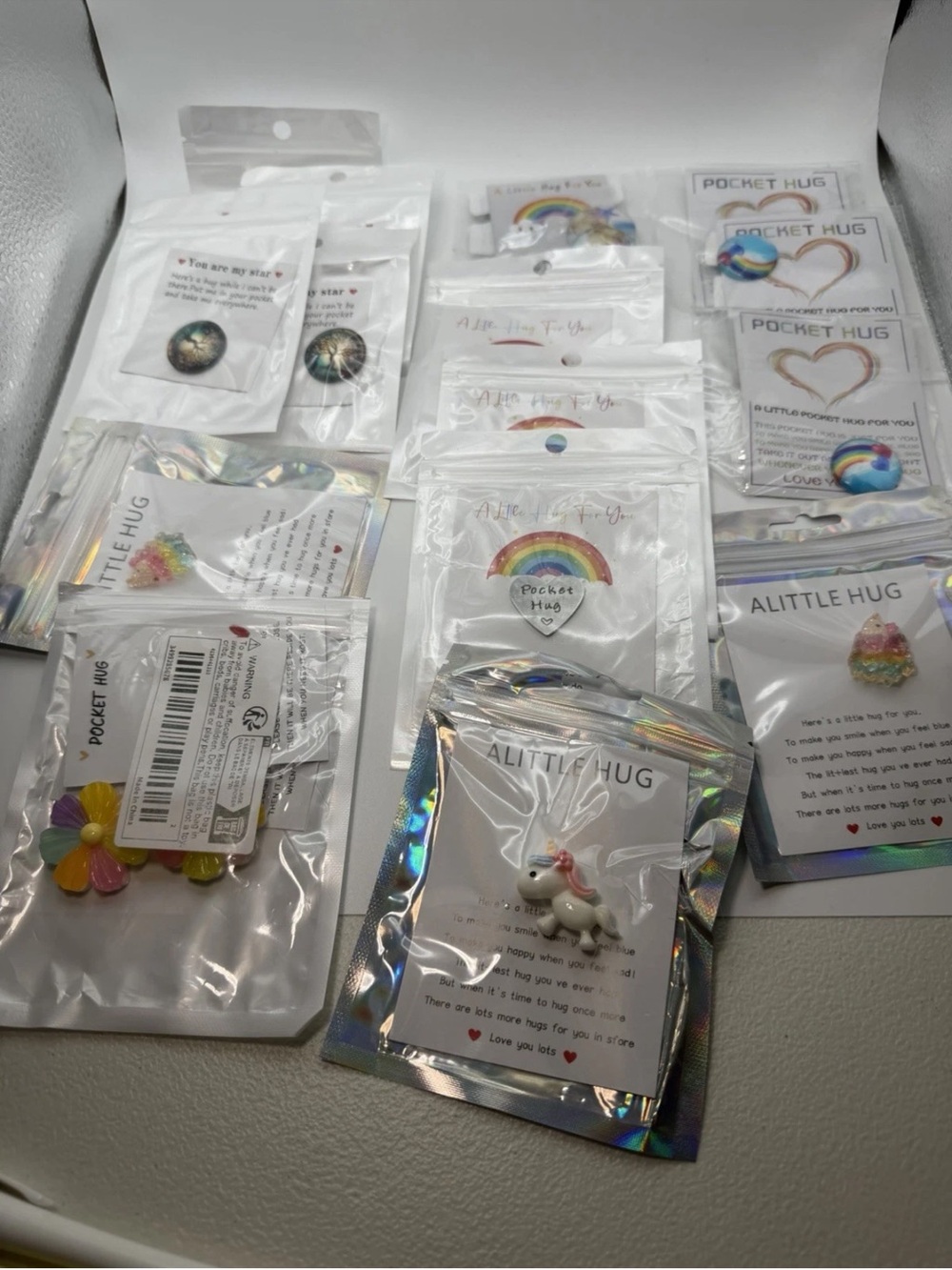 17 pc. Inspirational Tokens, Pocket Hugs, Gift For Encouragement - Picture 7 of 8